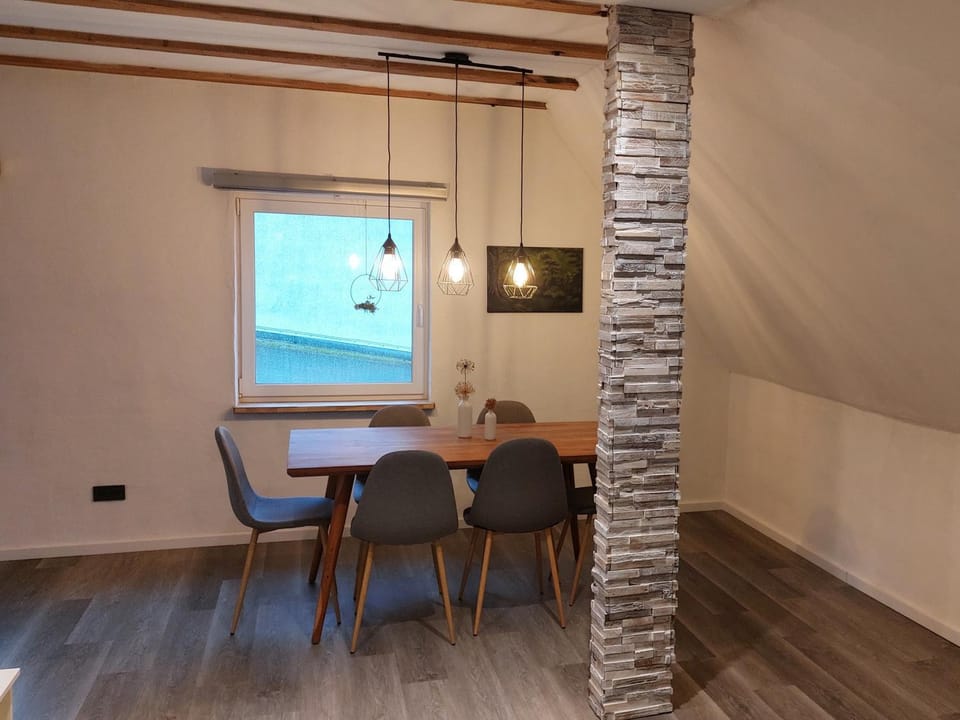 Living room, Seating area, Dining area