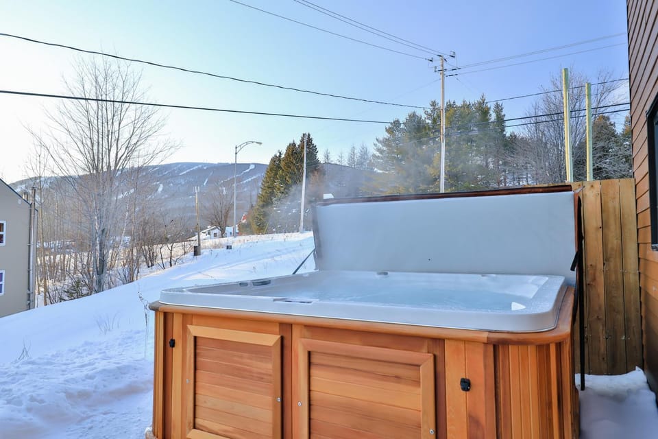 Day, Natural landscape, Winter, Hot Tub, Mountain view