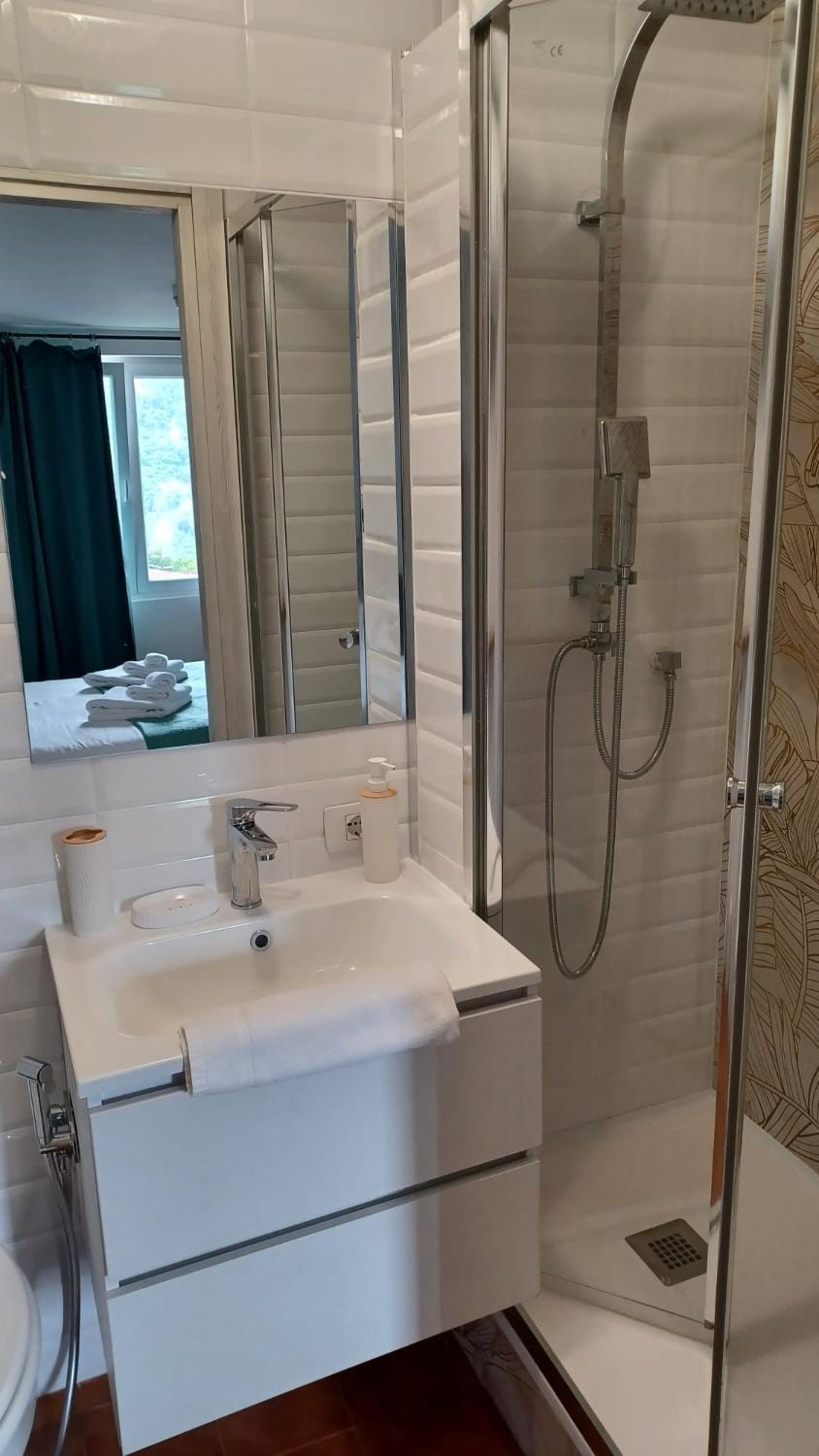 Shower, Bathroom, towels