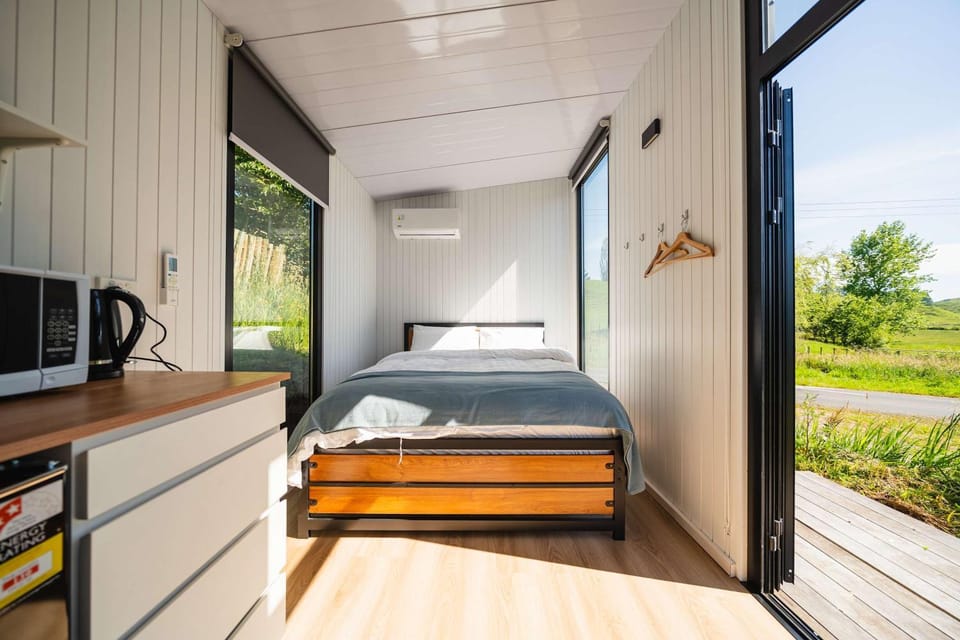 Stour Cabin by Tiny Away Cabin in Taranaki, New Zealand