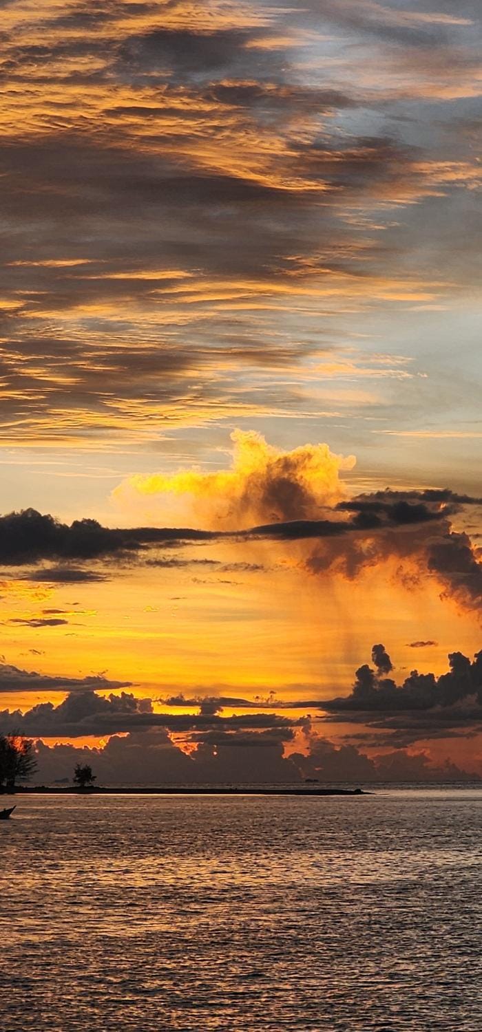 Natural landscape, Sunset