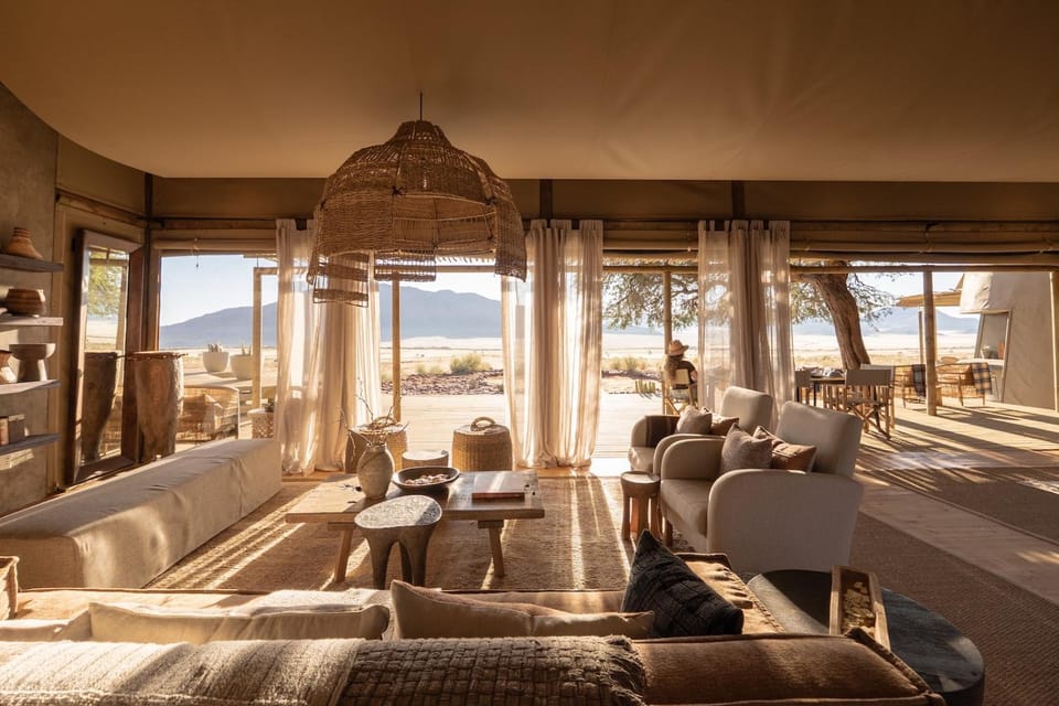 Wolwedans Dune Camp Nature lodge in Namibia