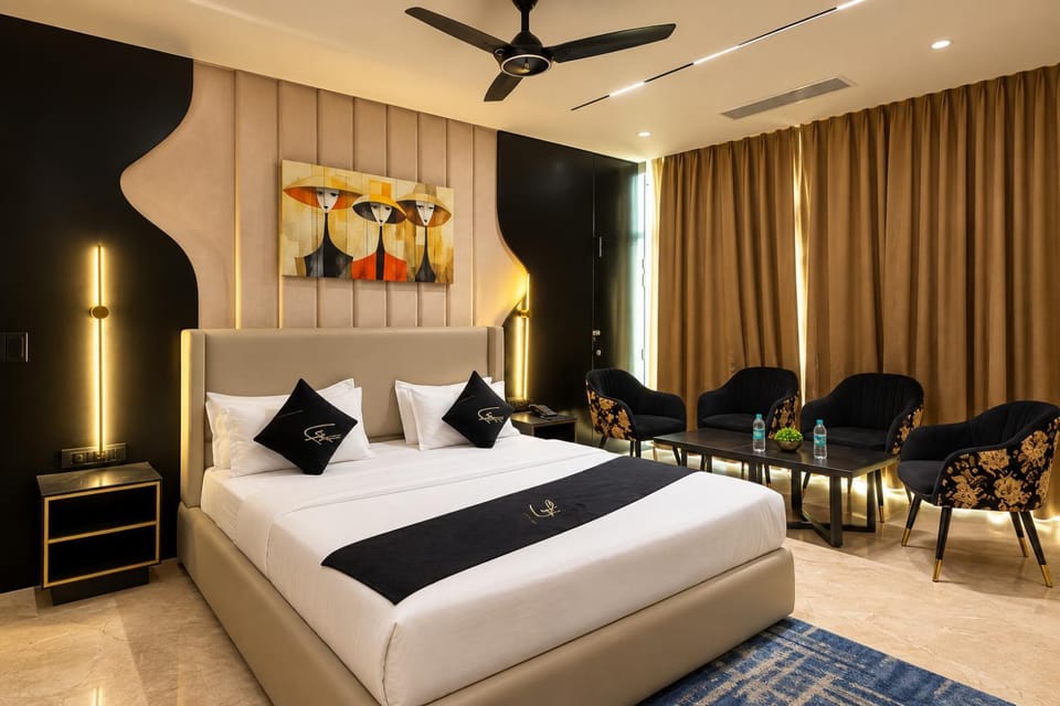 Bed, Bedroom, air conditioner