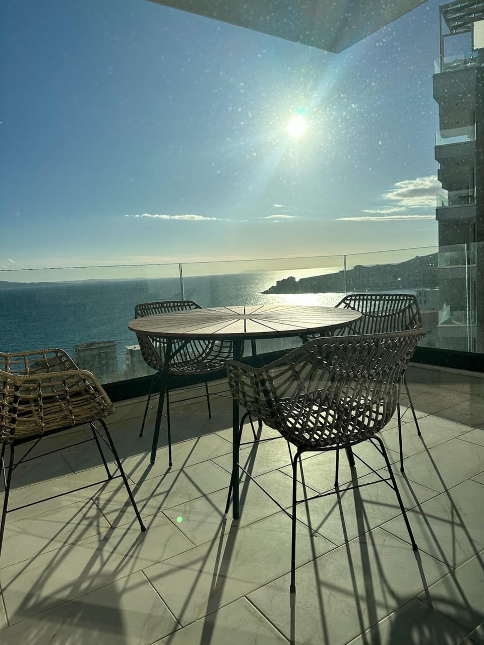 View (from property/room), Balcony/Terrace, Sea view
