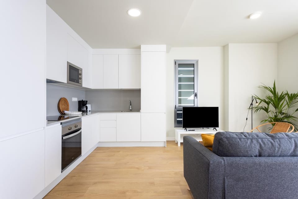 TV and multimedia, Kitchen or kitchenette, Living room, stove