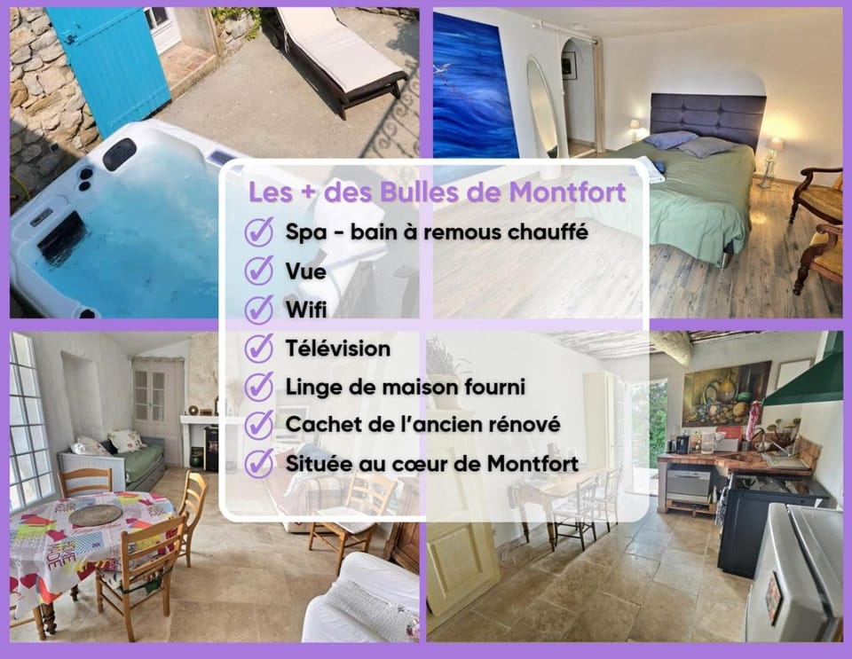 Hot Tub, Balcony/Terrace, Kitchen or kitchenette, Dining area, Bedroom, sunbed