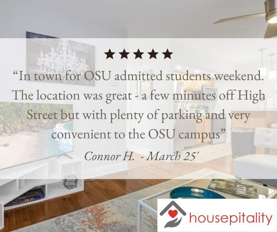 Cozy 2 BR in Short North Convenient Parking Apartment in Short North