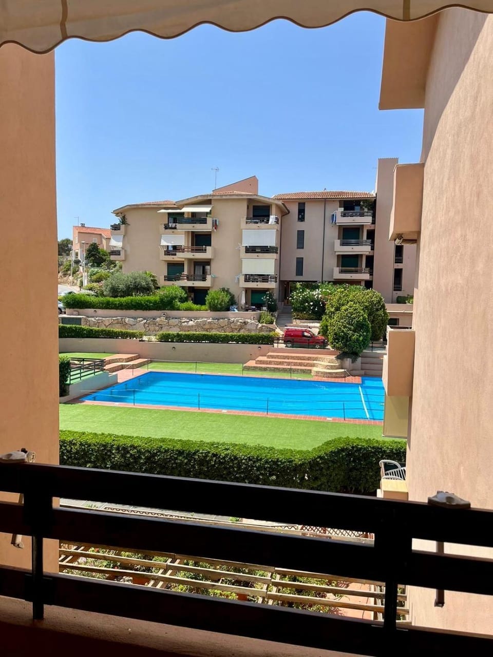 View (from property/room), Balcony/Terrace, Swimming pool