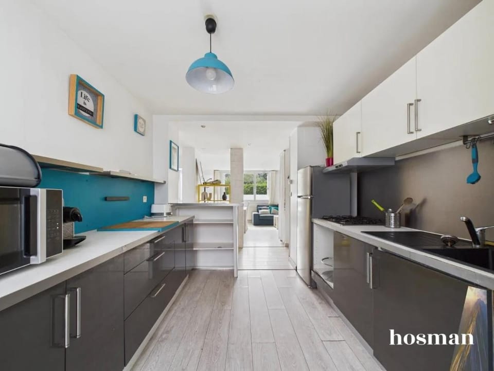 Kitchen or kitchenette, stove, toaster