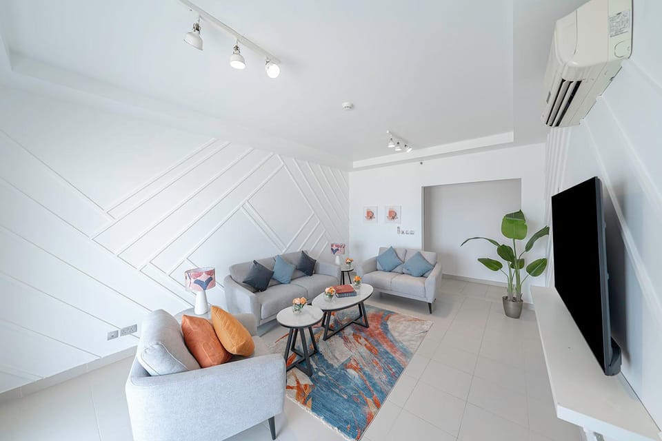 Living room, Seating area, air conditioner
