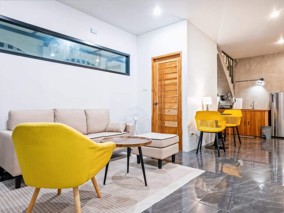 Living room, Seating area, Dining area