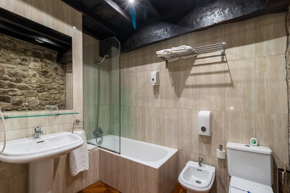 Bathroom, Living room