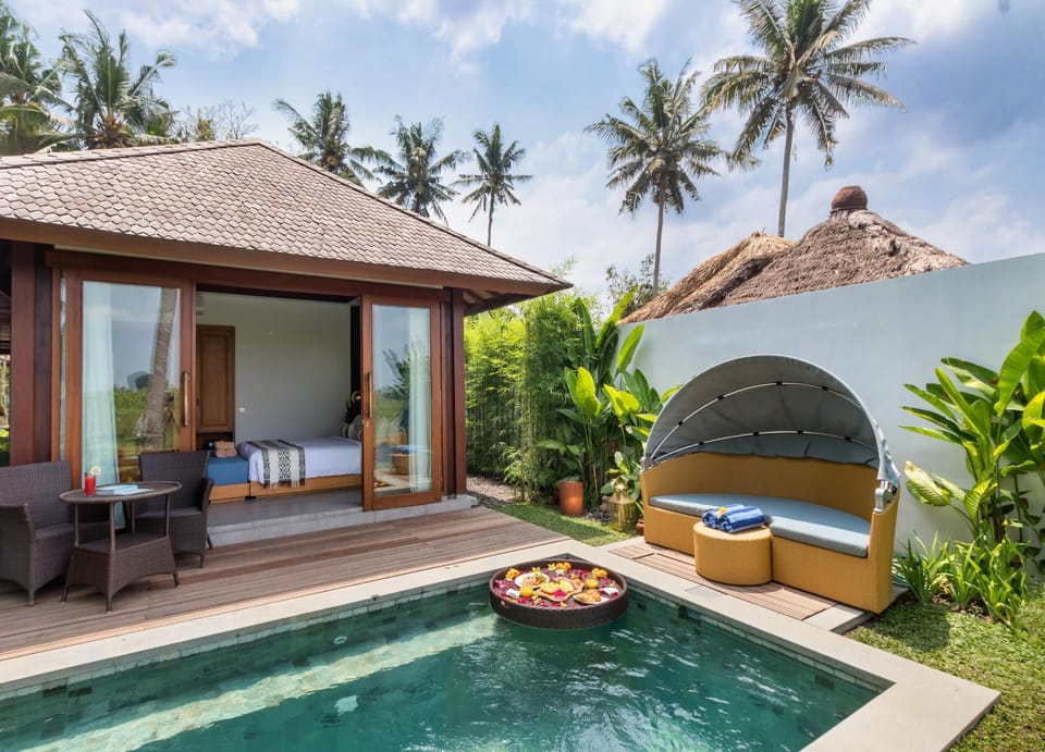 The Calm Ubud - 1BR Romance Villa with Rice Field View Hotel in Sukawati