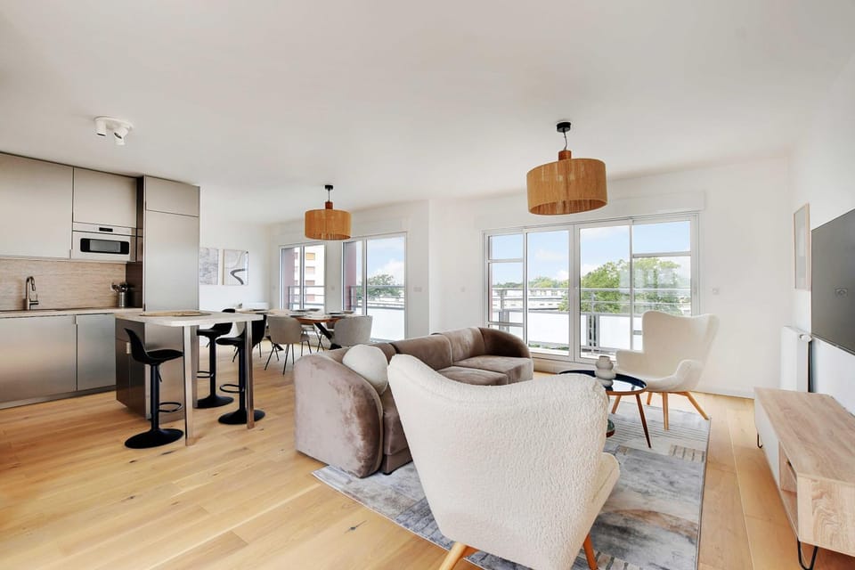 Chic Duplex with Rooftop -3BD-6P- Nogent-sur-Marne Apartment in Nogent-sur-Marne