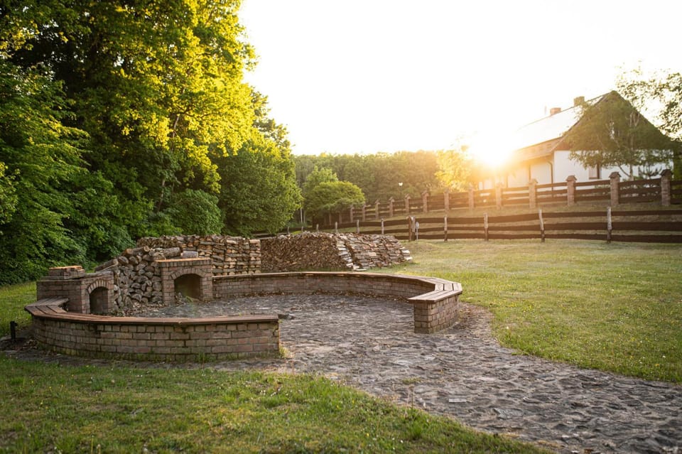 Day, Natural landscape, Garden, Sunrise, fireplace