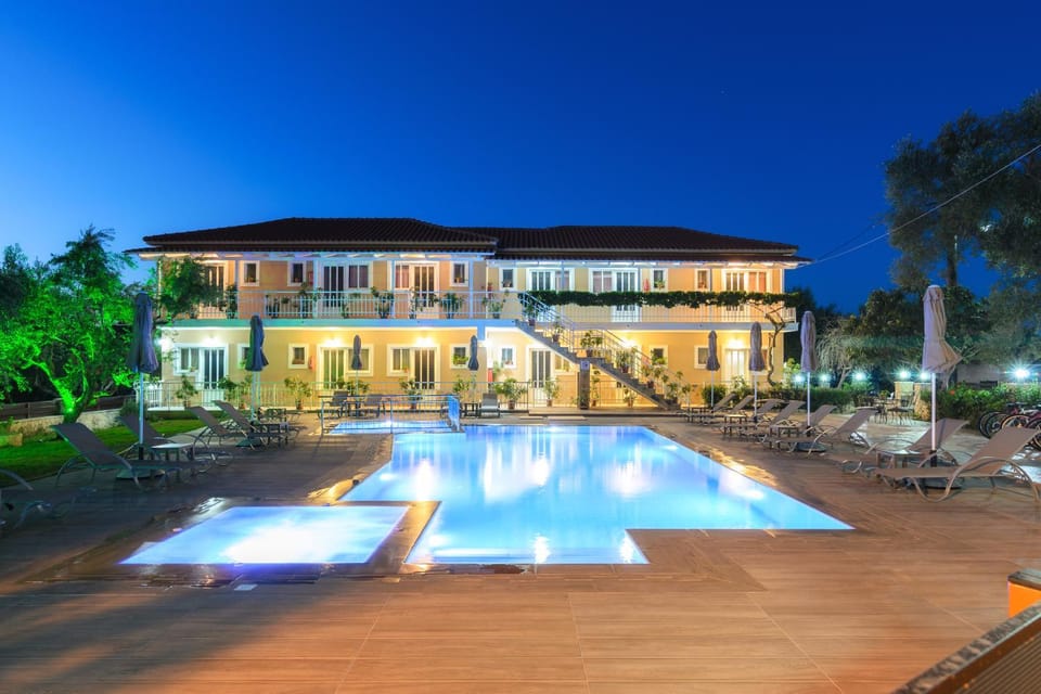 Facade/entrance, Pool view