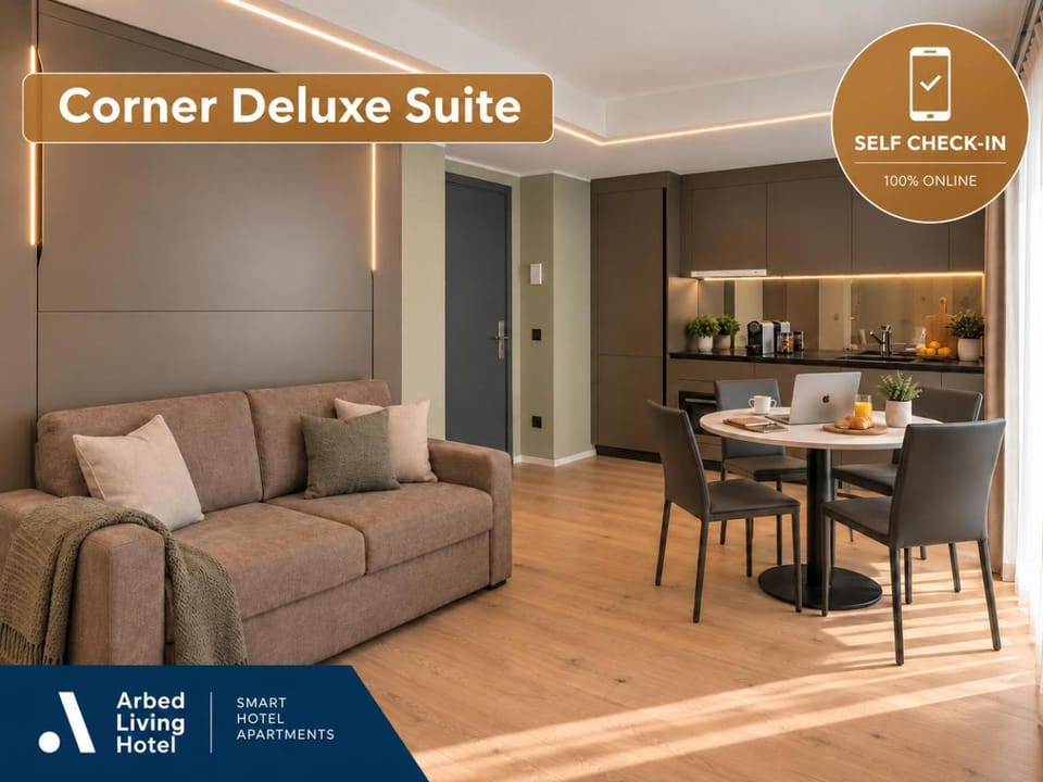 Living room, Seating area, Dining area