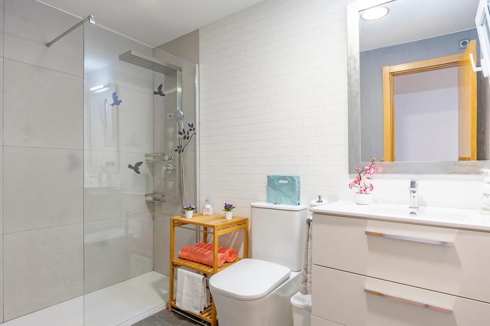 Bathroom, Living room