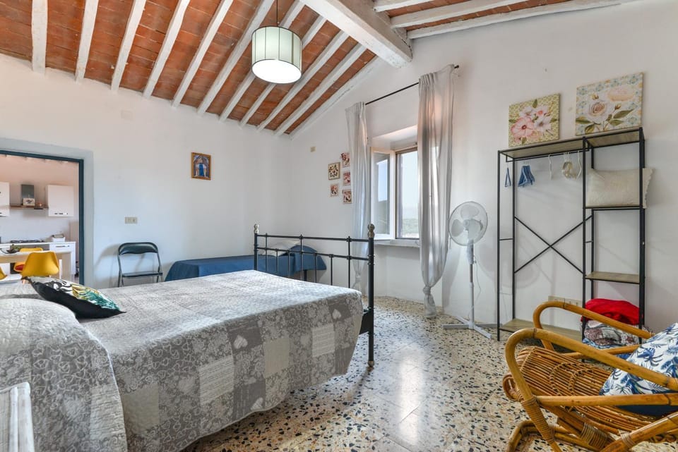 Property building, Living room, Bedroom