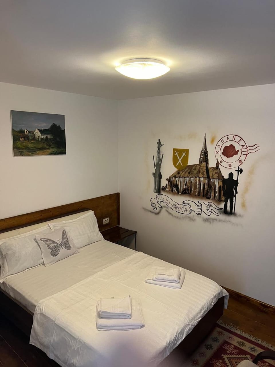 Bed, Photo of the whole room, Decorative detail, Bedroom