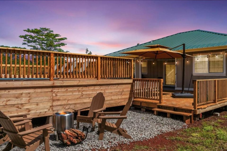 HAWAII PARADISE 3Bd2a Home w Pool and FirePit near Ocean House in Hawaiian Paradise Park
