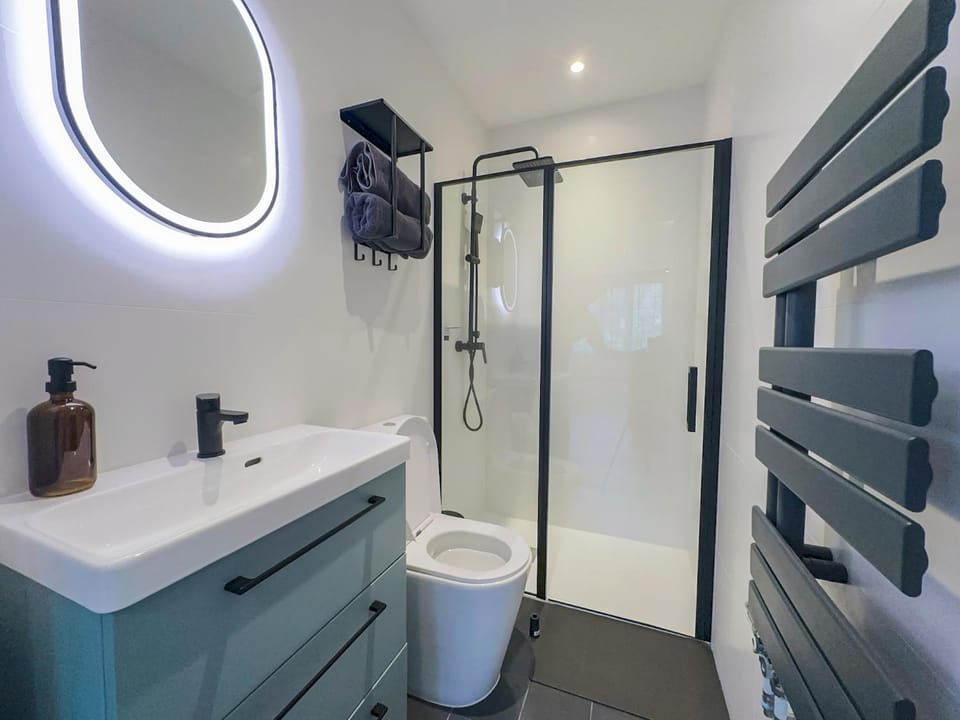 Shower, Toilet, Bathroom, towels