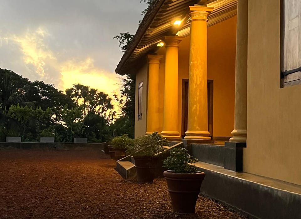 Property building, Sunset
