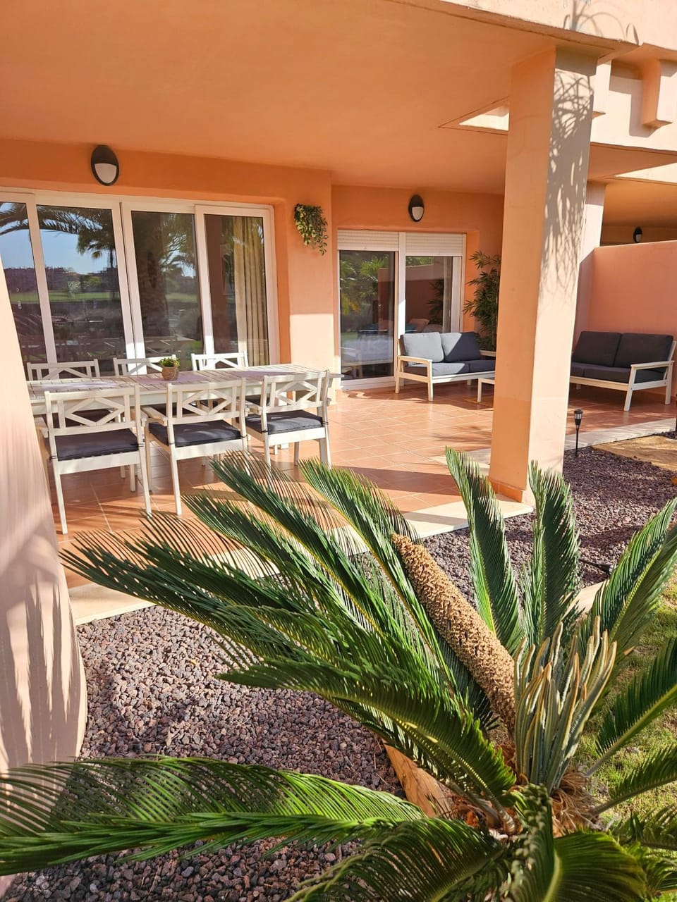 Patio, View (from property/room), Seating area, Dining area