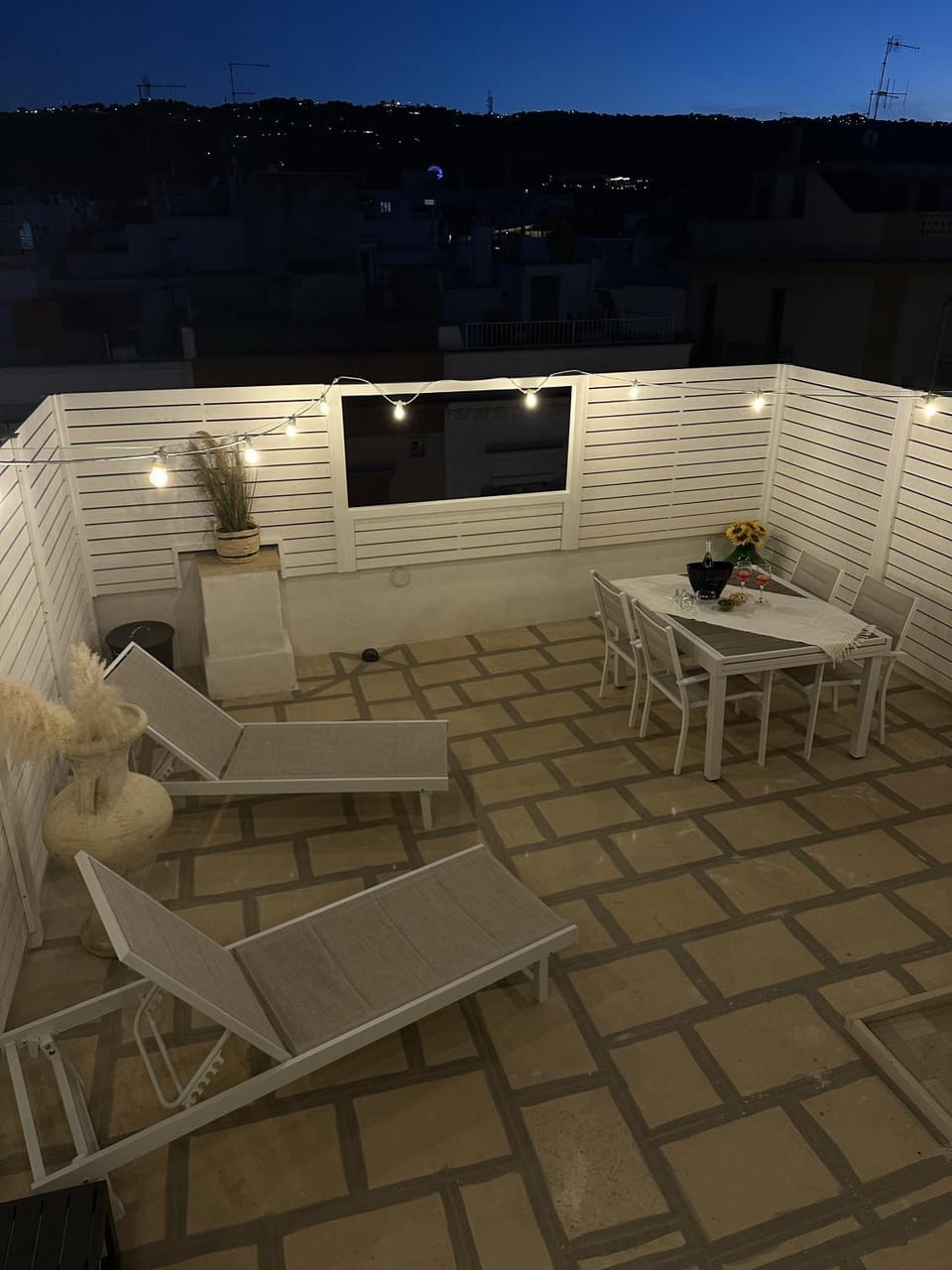 Night, View (from property/room), Balcony/Terrace, Balcony/Terrace