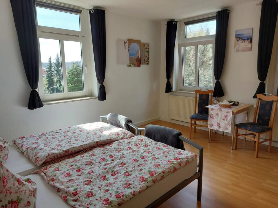 Property building, Living room, Bedroom