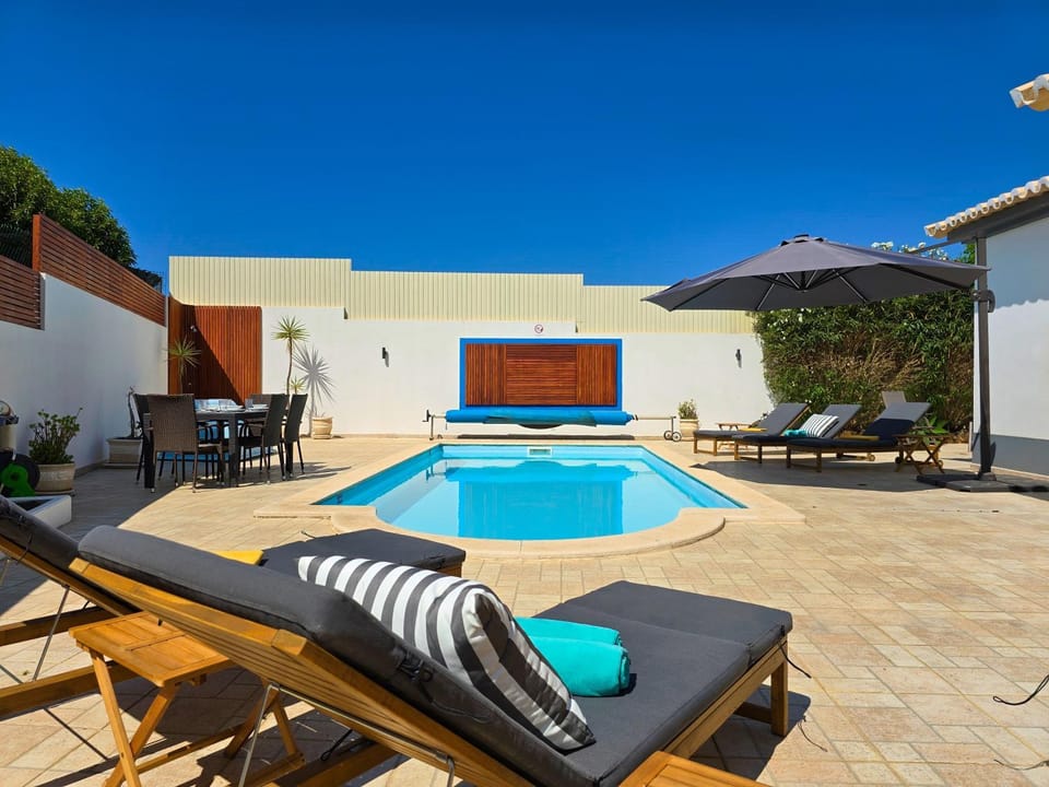 Pool view, Swimming pool, Swimming pool, sunbed