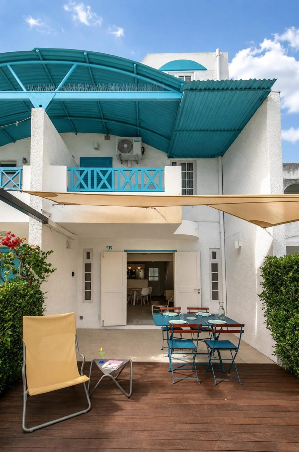 Property building, Patio
