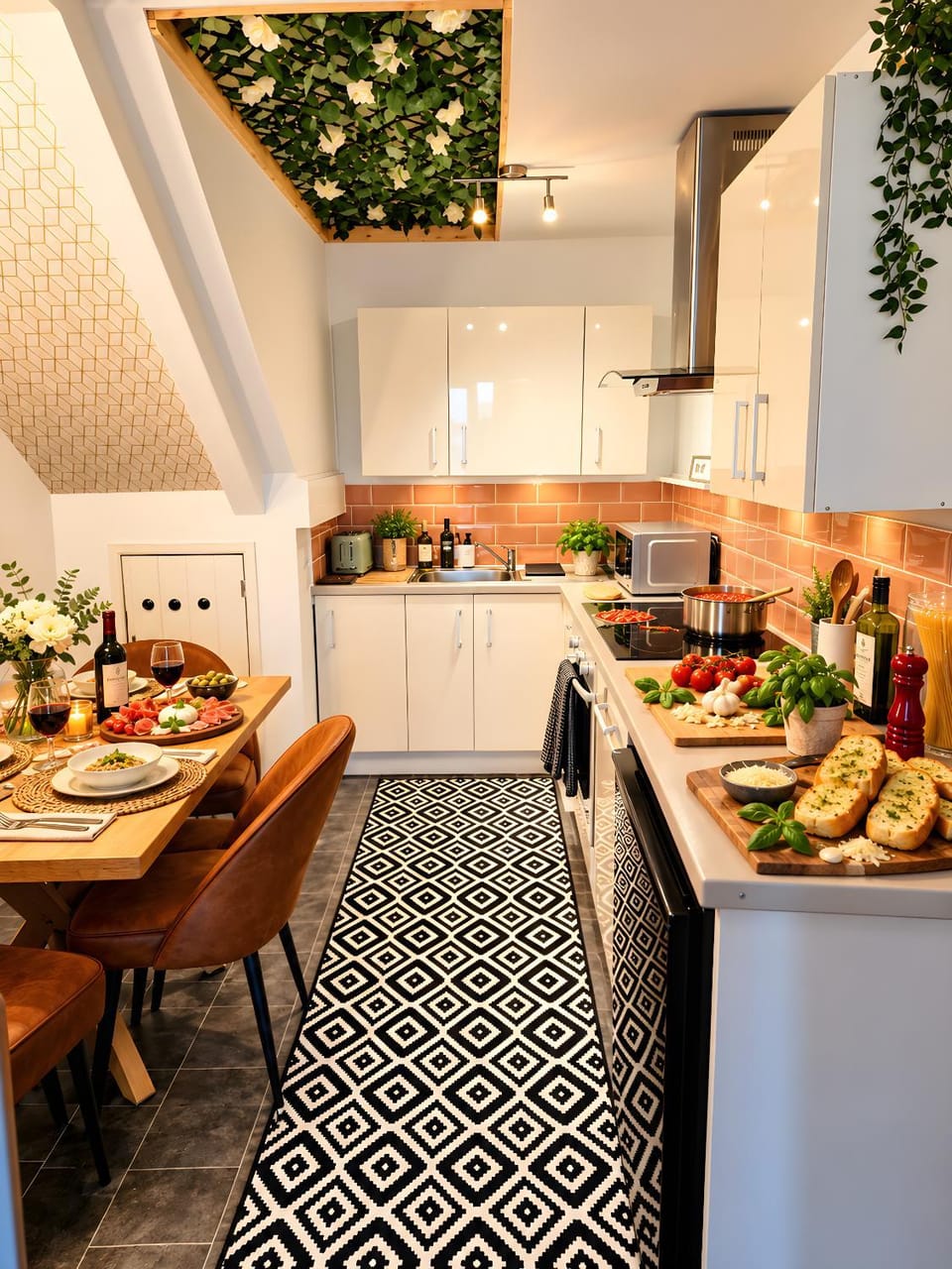 Kitchen or kitchenette, Food and drinks, Food, stove