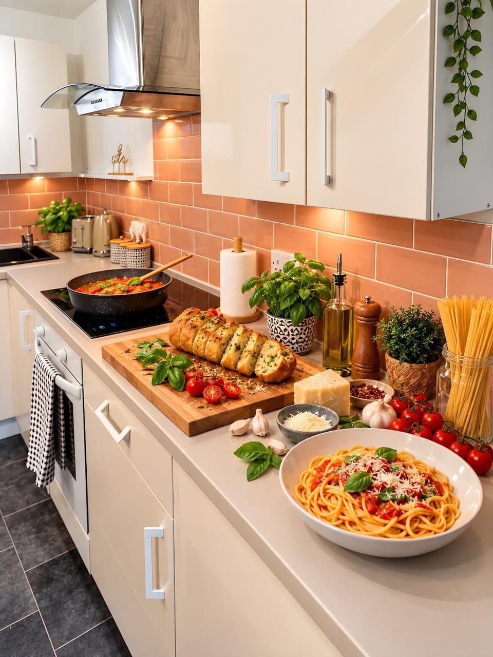 Kitchen or kitchenette, Food and drinks, Food