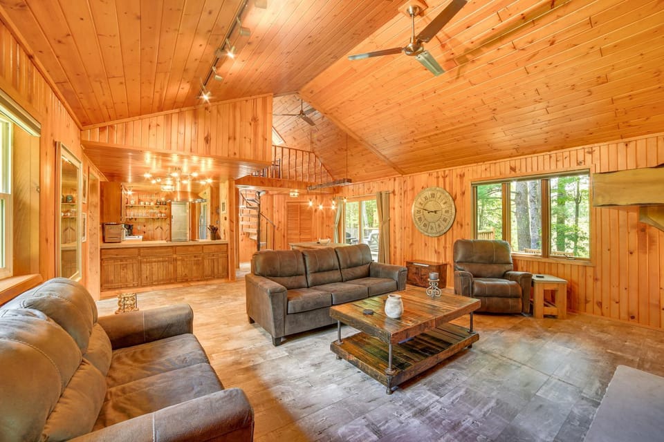Pembine Cabin w/ Expansive Yard, Fire Pit & Grill! Cabin in Wisconsin