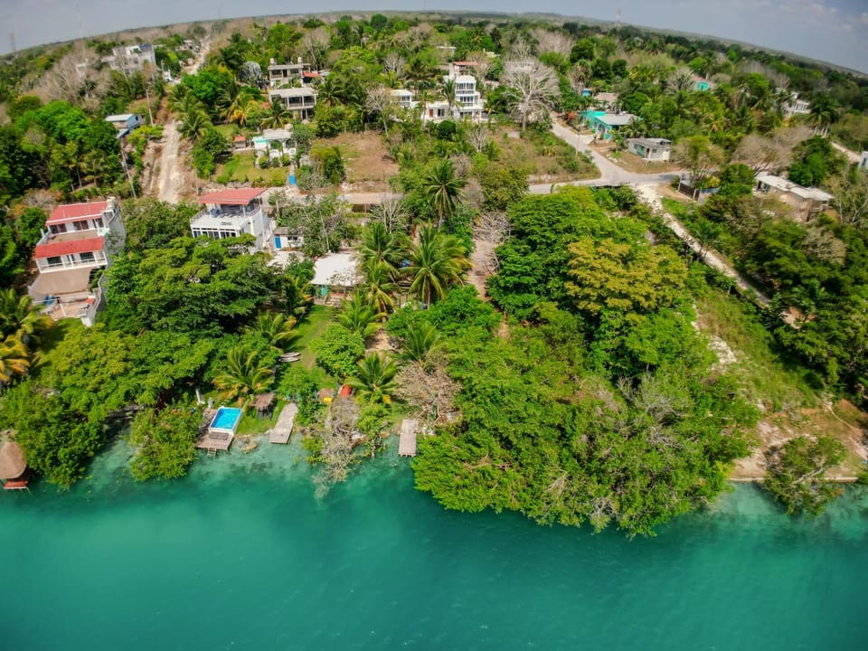 Luxury Lake Villa with Pool & Lagoon Views in Bacalar Apartment in State of Quintana Roo