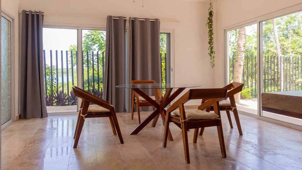 Luxury Lake Villa with Pool & Lagoon Views in Bacalar Apartment in State of Quintana Roo