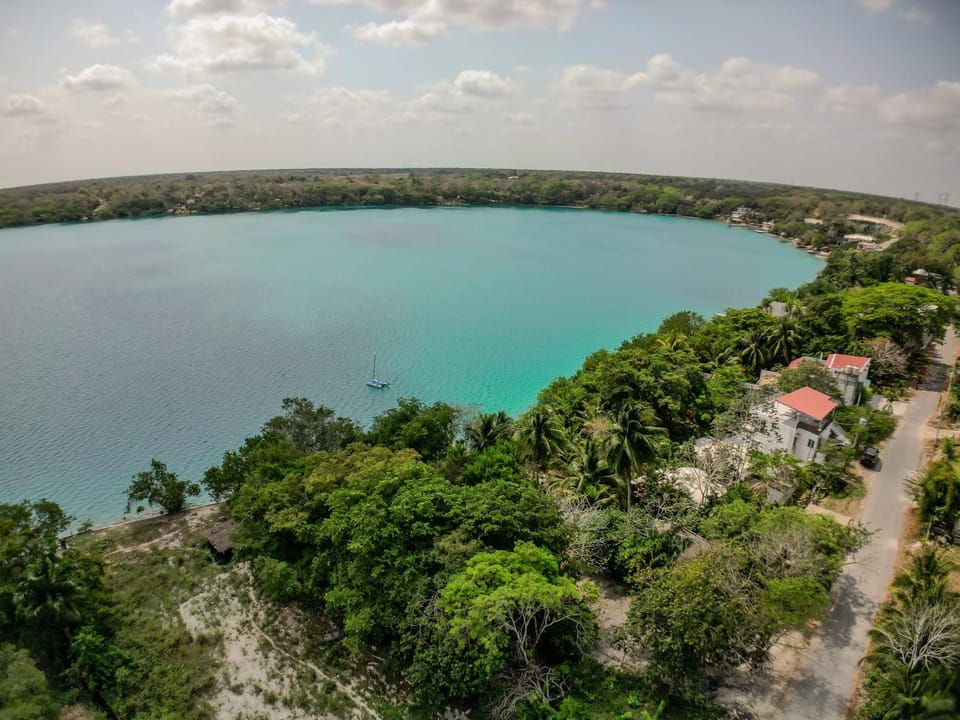 Luxury Lake Villa with Pool & Lagoon Views in Bacalar Apartment in State of Quintana Roo