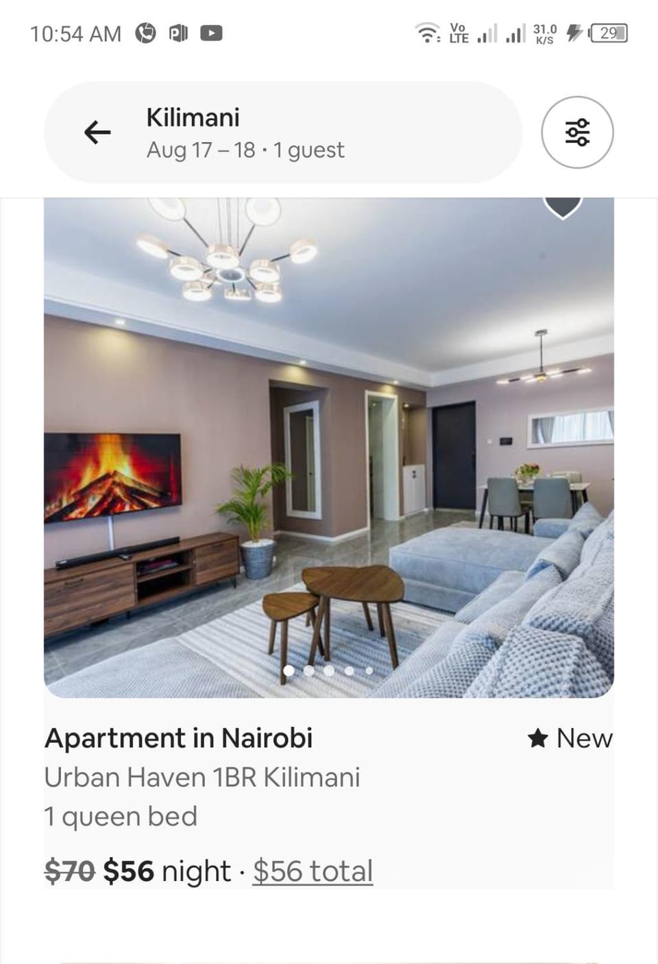 Kilimani Premier 1BR Apartment in Nairobi