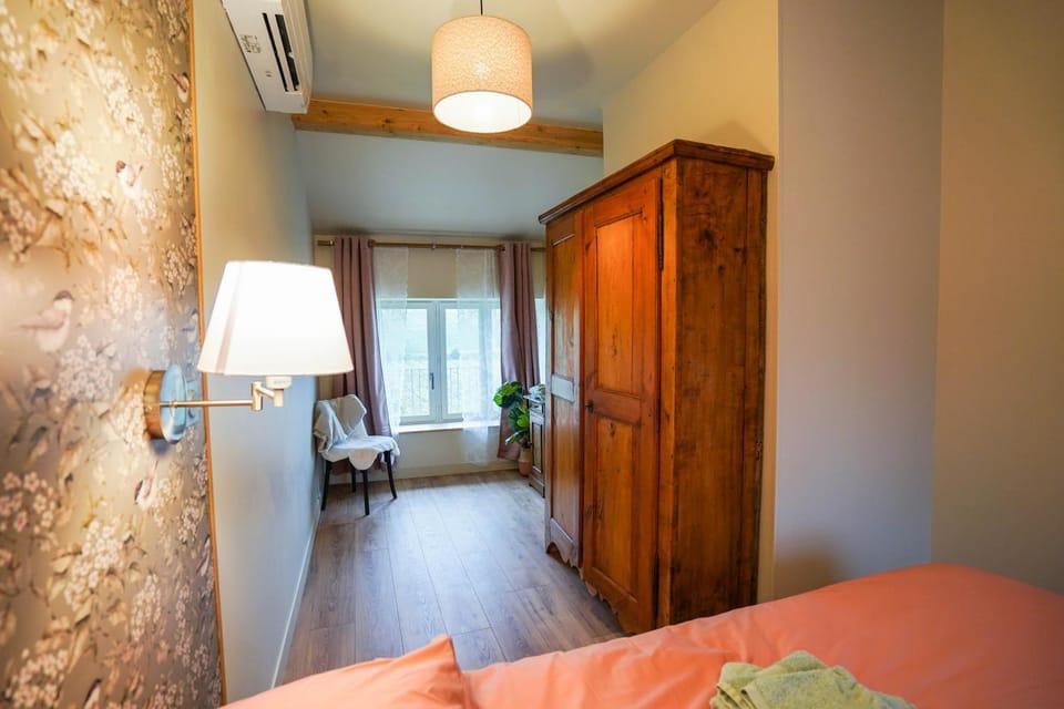 Bed, View (from property/room), Bedroom, wardrobe, air conditioner
