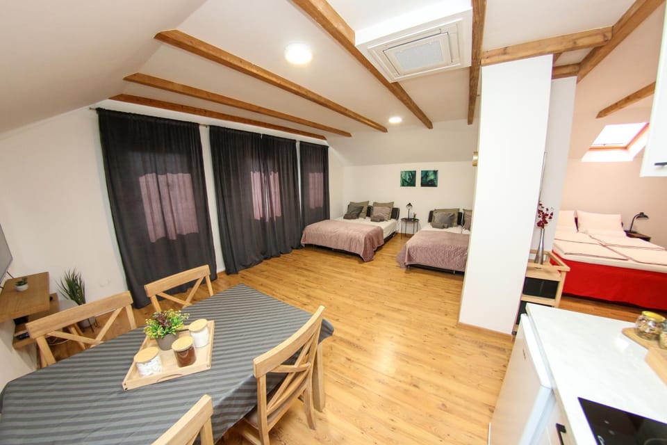 Bed, Living room, Photo of the whole room, Seating area, Dining area, Bedroom