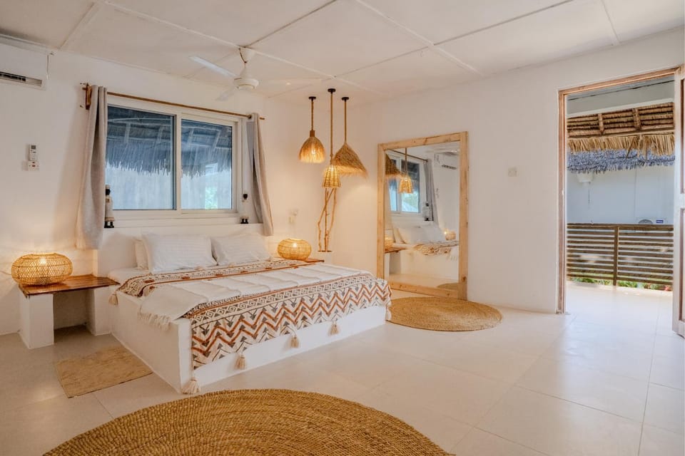 Patio, Bed, Photo of the whole room, Bedroom