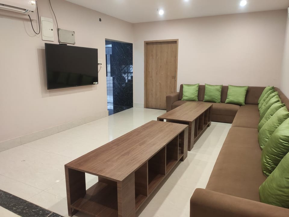 Seating area, air conditioner