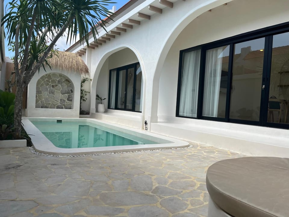Pool view, Swimming pool, Swimming pool, sunbed