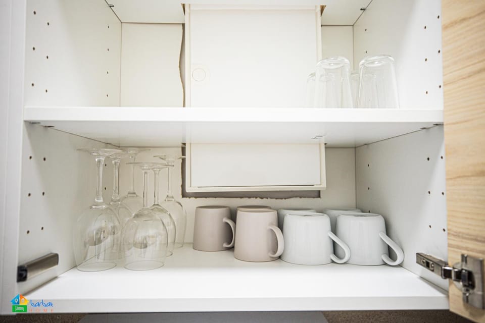 Kitchen or kitchenette, wardrobe