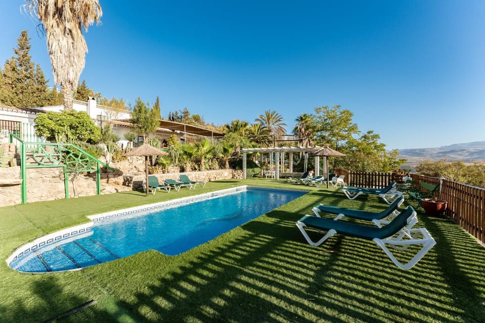 Property building, Living room, Swimming pool