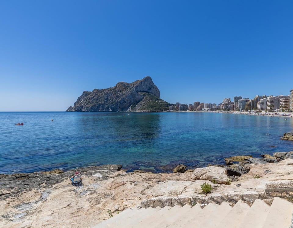 Day, Natural landscape, Beach, Mountain view, Sea view