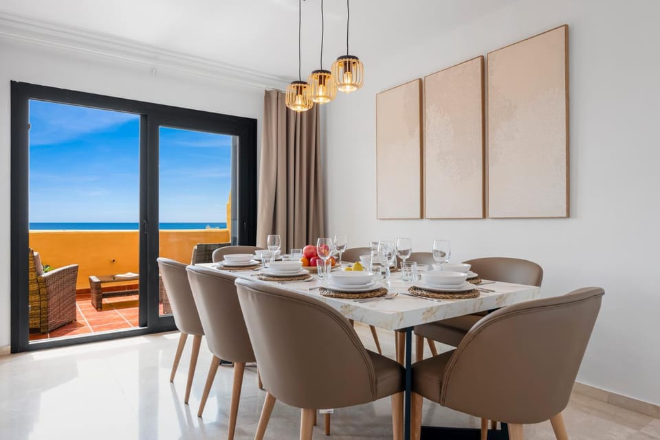 Dining area, Sea view