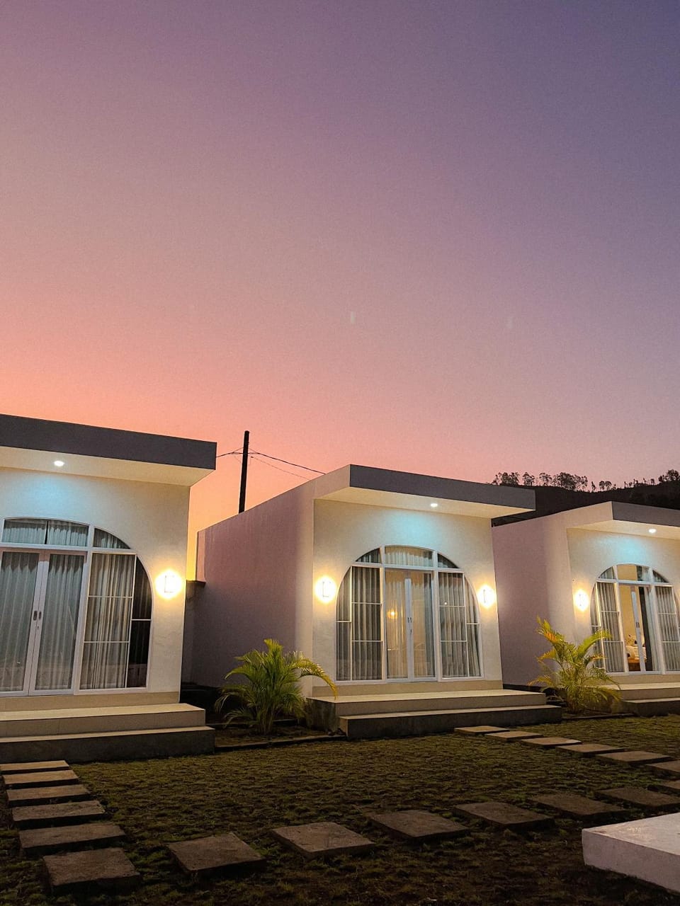 Property building, Sunset