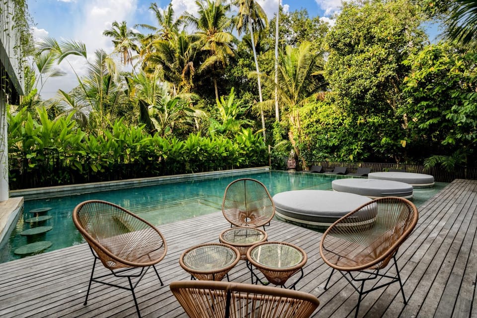 View (from property/room), Seating area, Pool view, Swimming pool